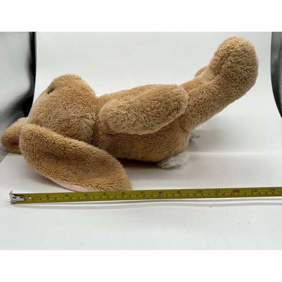 Vintage Build-A-Bear Easter Bunny 15" Tan Plush Pink Ears Nose Feet Stuffed Anim - Picture 10 of 10